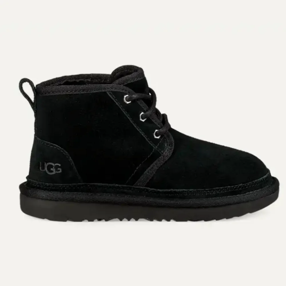 UGG ♡ neumel 2 boot black kids suede winter cozy minimal winter school